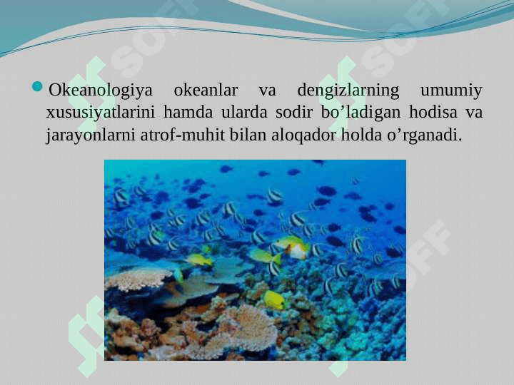 Umumiy gidrologiya va iqlimshunoslik fanining nazariy mashg’ulоtlari mazmuni 7