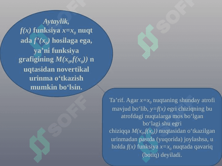 Funksiyaning botiqlik va qavariqligi 2