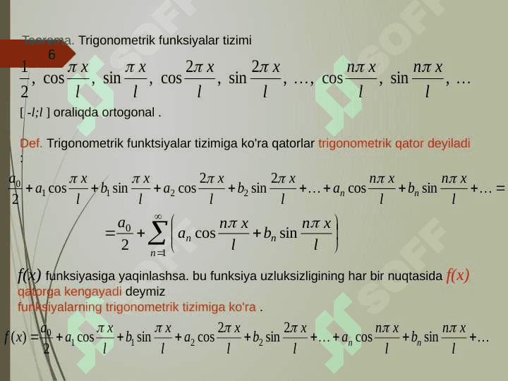 Davriy funksiyalarni grafoanalitik usulda triganometrik qatorlarga yoyish 6