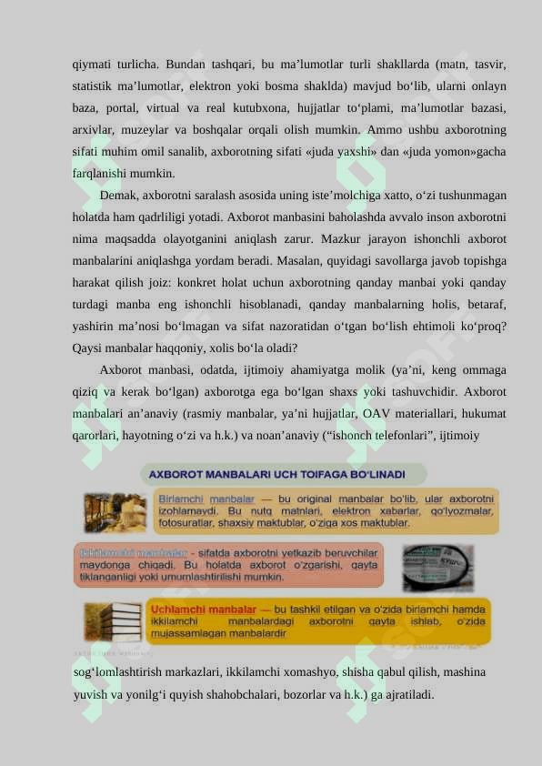 Media savodxonlikning maqsadi mazmun va mohiyati. 4