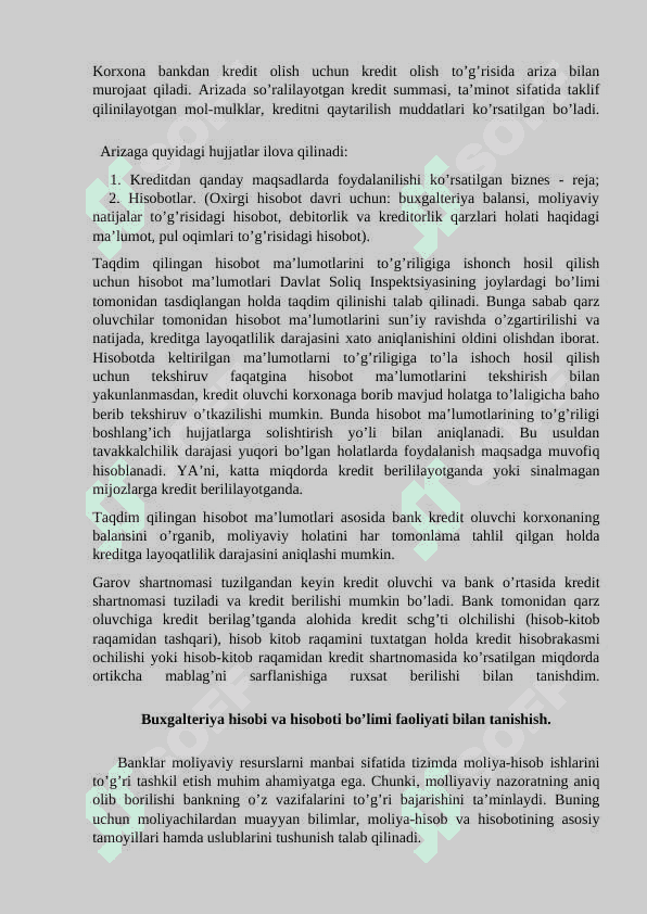 Amaliyot hisoboti Aloqa bank 7