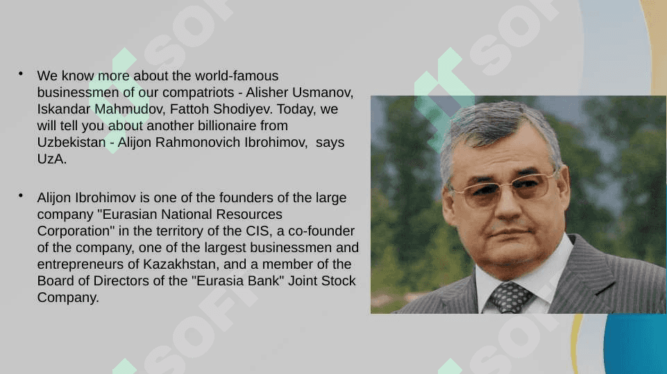 Famous businessman in uzbekistan 2