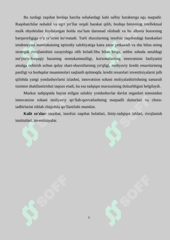 INSOFSIZ RAQOBAT HOLATLARIGA YO’L QO’YMASLIK HAMDA UNI OLDINI OLISNI TAKOMILLASHTIRISH CHORA-TADBIRLARI 3