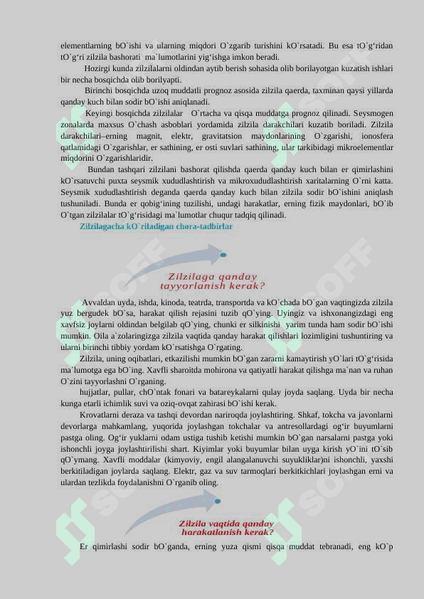 Tabiiy xususiyatli favqulodda vaziyatlar va ularning oqibatlari 3