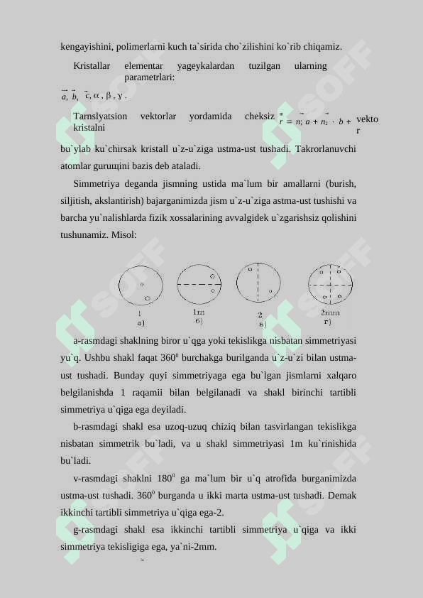 ISMLARNING MEXANIK XOSSALARI 7