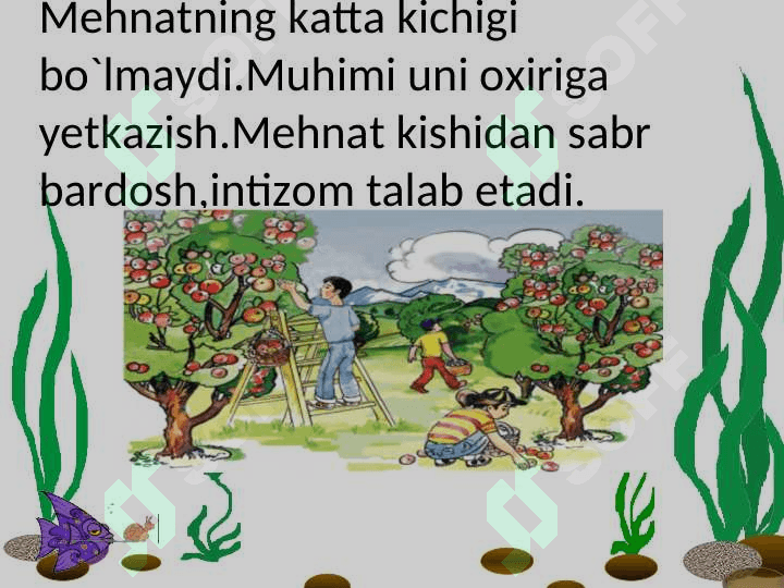 Mehnat baxt keltirar 3