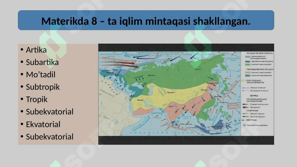 Yevrosiyo materigining iqlimi 3