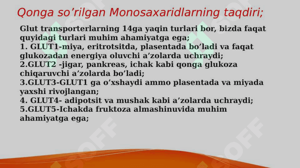 Uglevodlar almashinuvi 8
