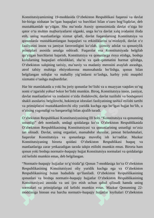 Islomda inson huquqlari himoyasi, ijtimoiy tenglik, adolat va tolerantlik. 4