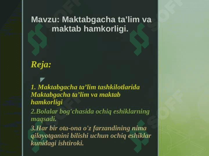 Maktabgacha taʼlim va maktab hamkorligi-2 2