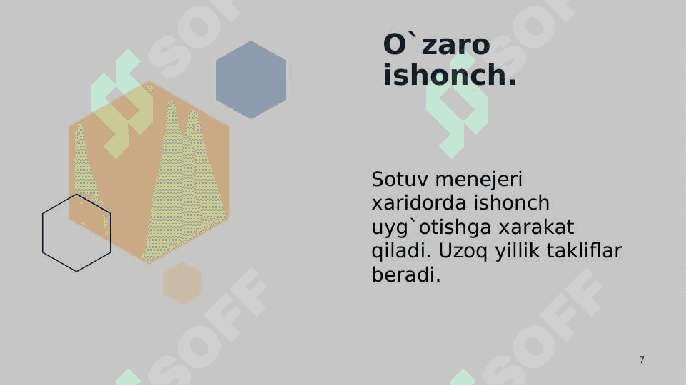 SHAXSIY SAVDONING KOMUNIKATIV XUSUSIYATLARI 7