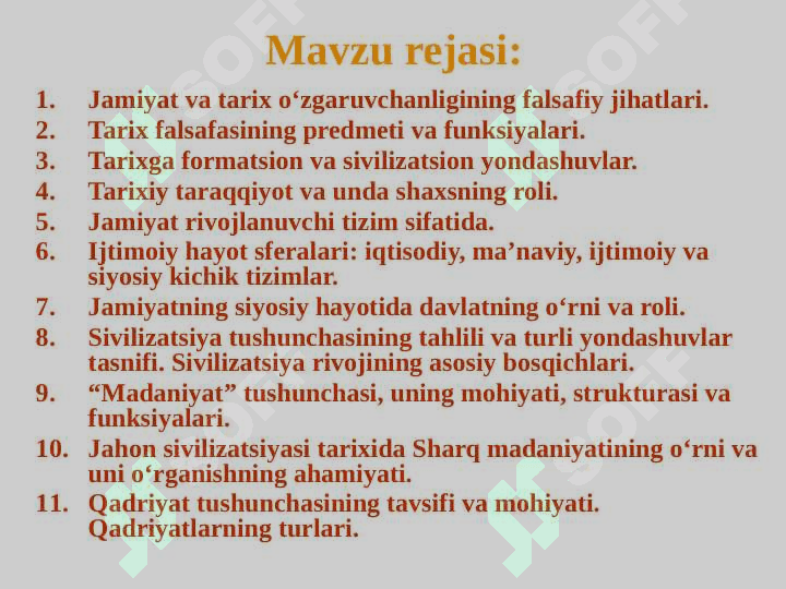 Jamiyat falsafasi 2