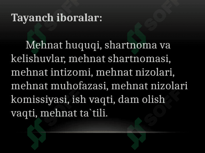 MEHNAT HUQUQI ASOSLARI 3