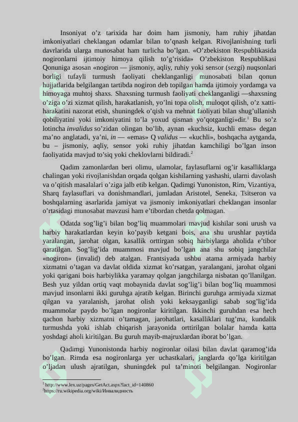 Nogironlar bilan ijtimoiy ish va uning xususiyatlari 4