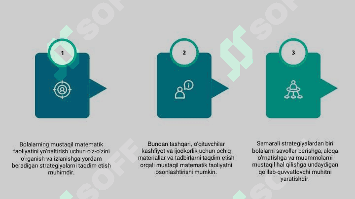 Bollarning mustaqil matematik faoliyatiga rahbarlik qilish. 4