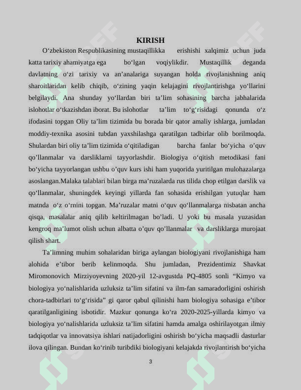 Biologiyadan sinfdan  tashqari   ishlarni  muammoli   ta’lim texnologiyasi asosida  loyihalashtirish 3