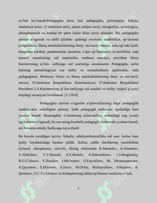 Biologiya  ta’lim jarayonida differensialashgan  texnologiyasidan  foydalanish  yo’llari 7