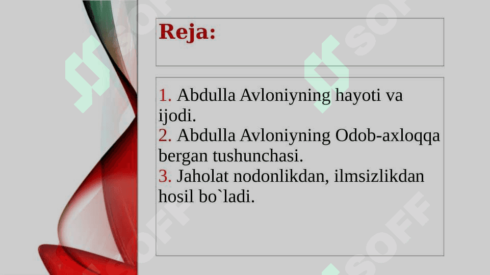 Abdulla Avloniy odob axloq hususida 2