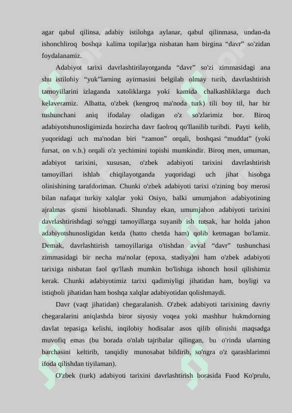 Mumtoz adabiyotga kirish kursining maqsad va vazifalari 5