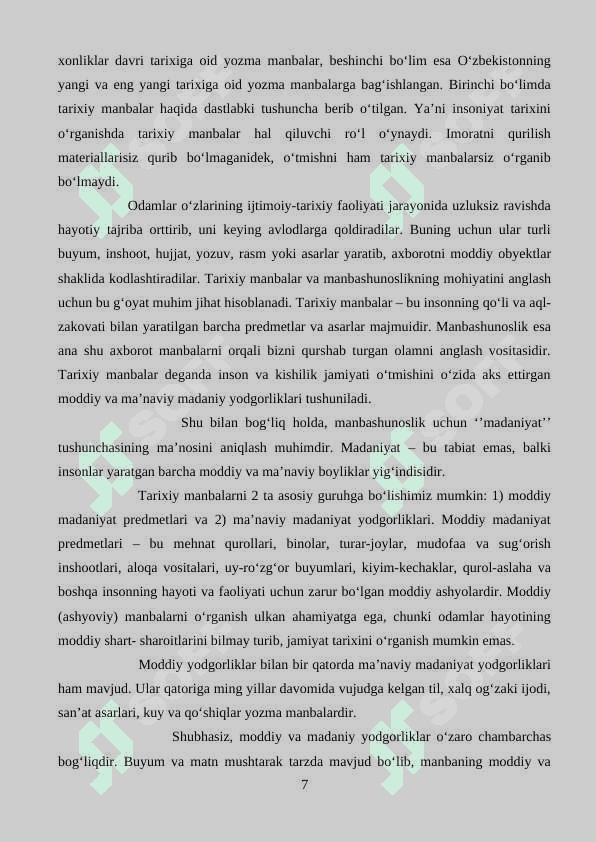 FarDU Tarix fakulteti jamoasining manbashunoslik va tarixshunoslikni rivojlantirishga qo’shgan hissasi 7