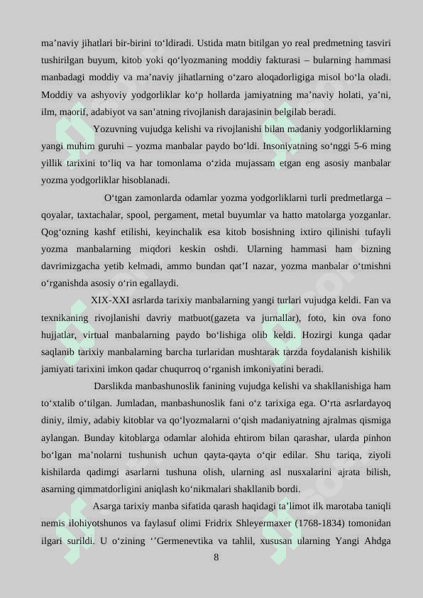FarDU Tarix fakulteti jamoasining manbashunoslik va tarixshunoslikni rivojlantirishga qo’shgan hissasi 8