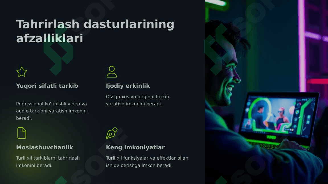 Namoyish etish va tahrirlash dasturlari 6