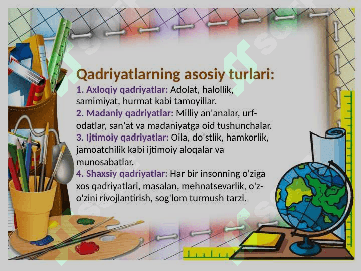 O’quvchi yoshlarda qadriyatga yo’nalganlikni tarkib toptirish 3