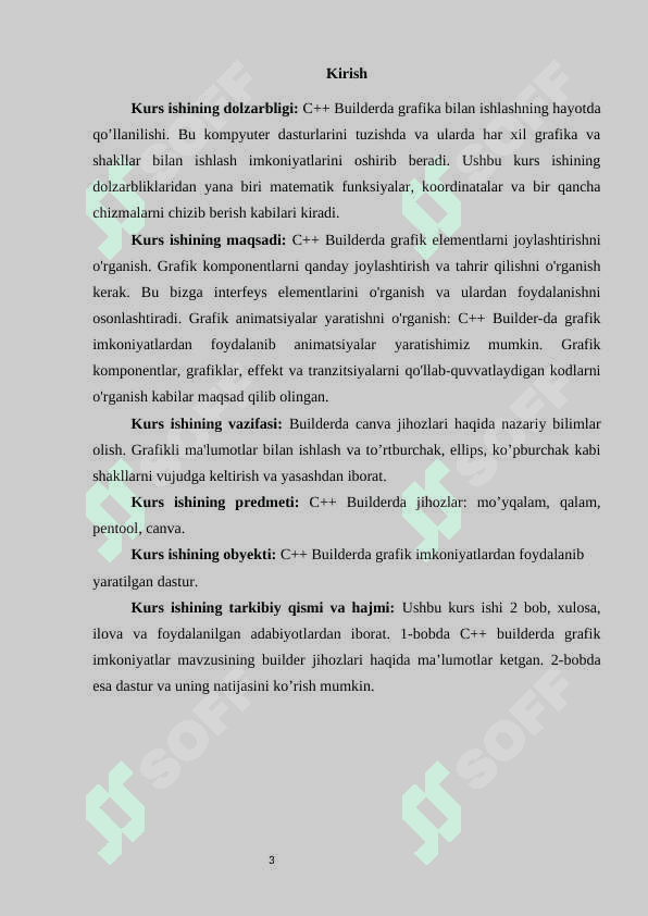 C++ Builder da grafik imkoniyatlari 3