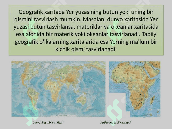 GEOGRAFIK XARITALAR TABIIY FAN 4