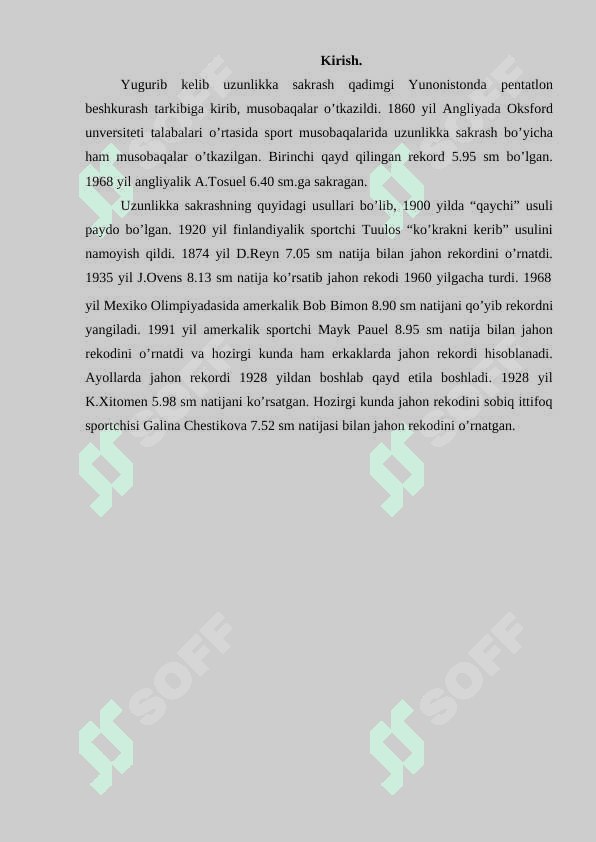 Uzunlikka sakrash turlari texnikasi asoslari 2