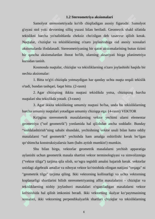 Stereometriyada vektorlar 5