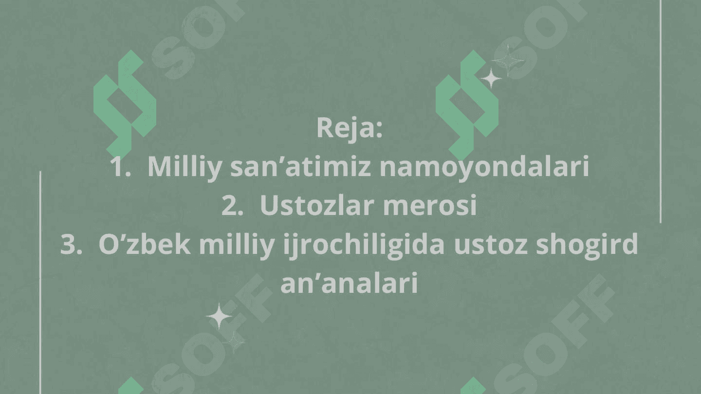 Xalq cholg'u asbob;arida ijrochilikni rivojlantirishda "Ustoz-shogird" an'analarining ahamiyati 2