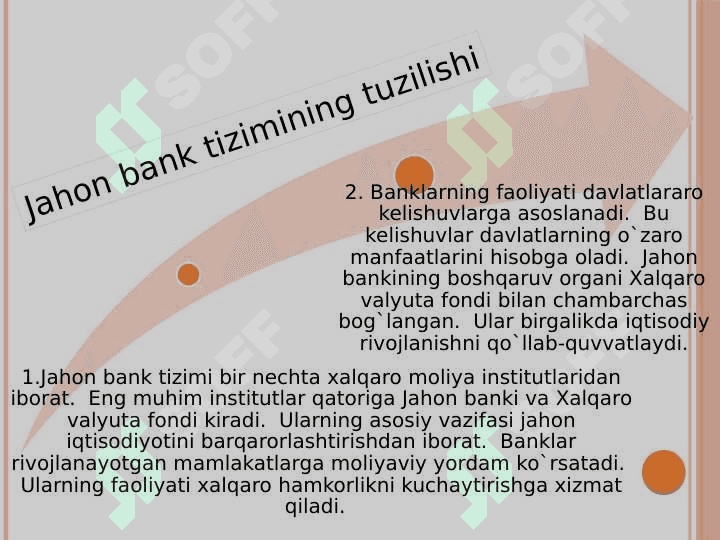 Moliyaviy globallashuv sharoitida jaxon bank tizimidagi o’zgarishlar 4