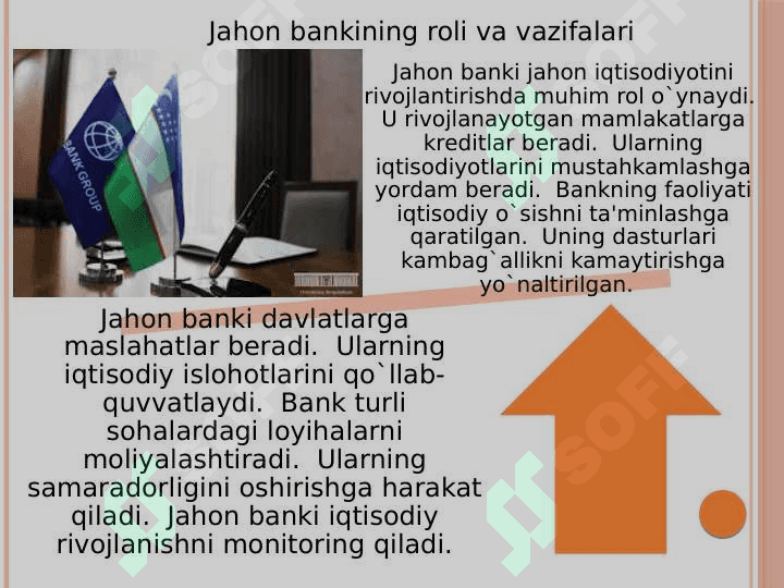 Moliyaviy globallashuv sharoitida jaxon bank tizimidagi o’zgarishlar 5