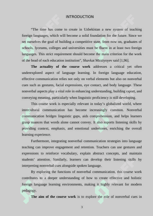 Functions of nonverbal communication in teaching and listening a foreign language 3
