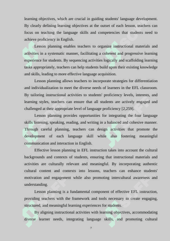 Learning styles in teaching English for preschool groups and primary education pupils 7