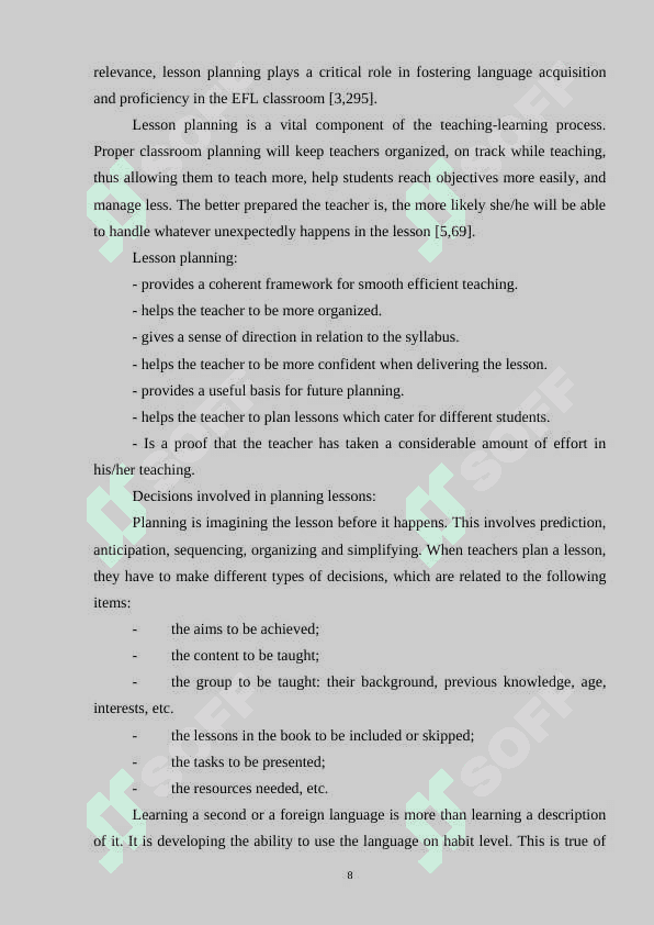 Learning styles in teaching English for preschool groups and primary education pupils 8
