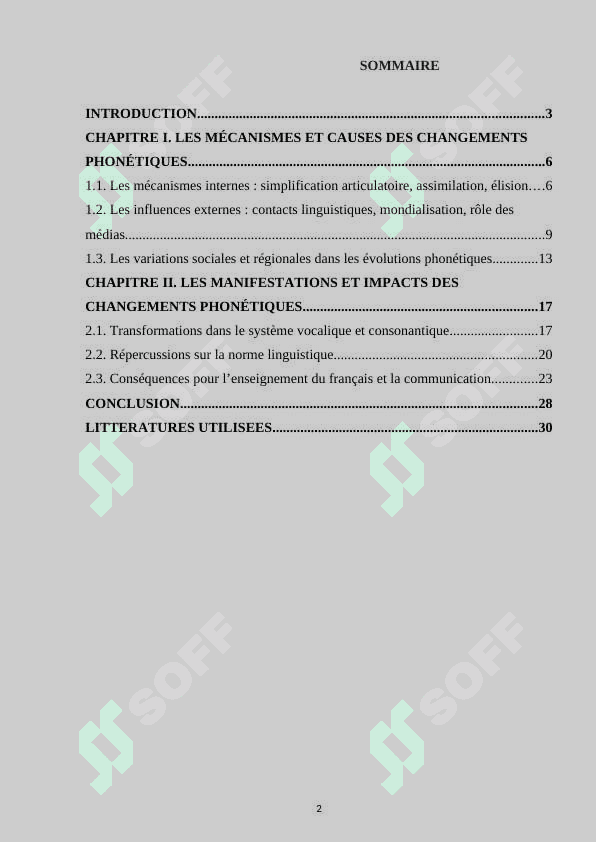 Les changements phonétiques en français moderne 2