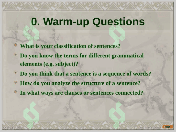 Syntax of English 3