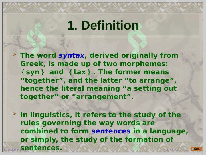 Syntax of English 4