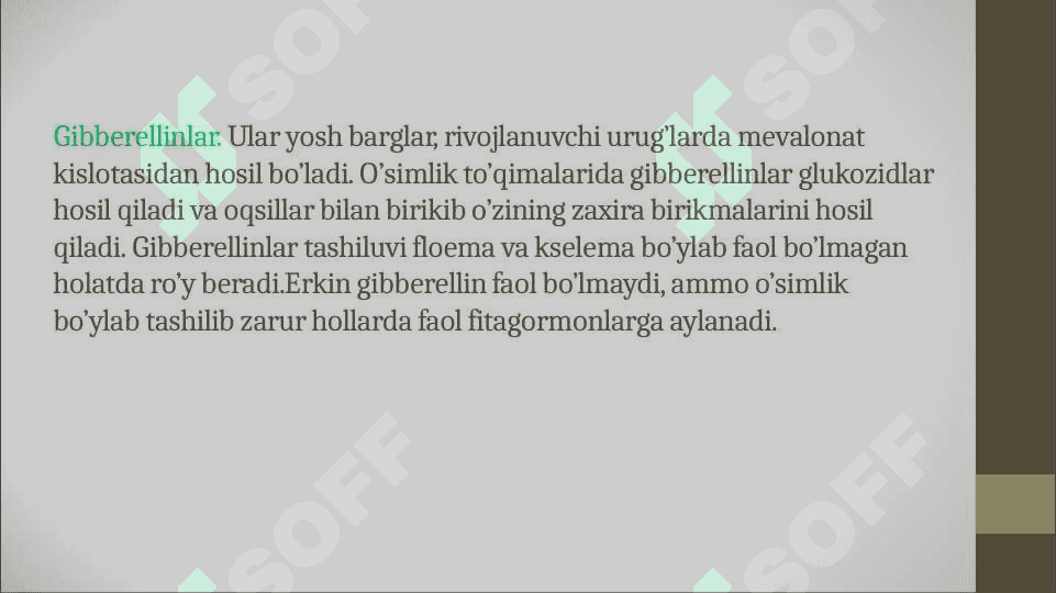 Fitogormonlar-fizilogik faol moddalar 6