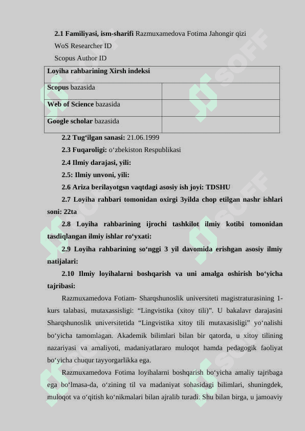 Tadqiqot loyihasi 8