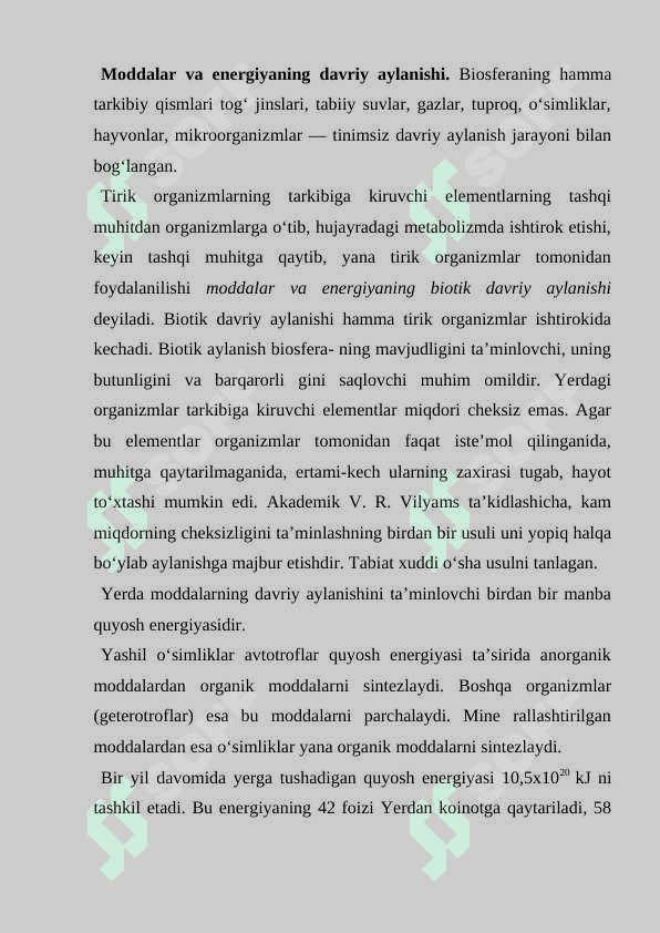 Biosfera modda va energiya aylanishi 3