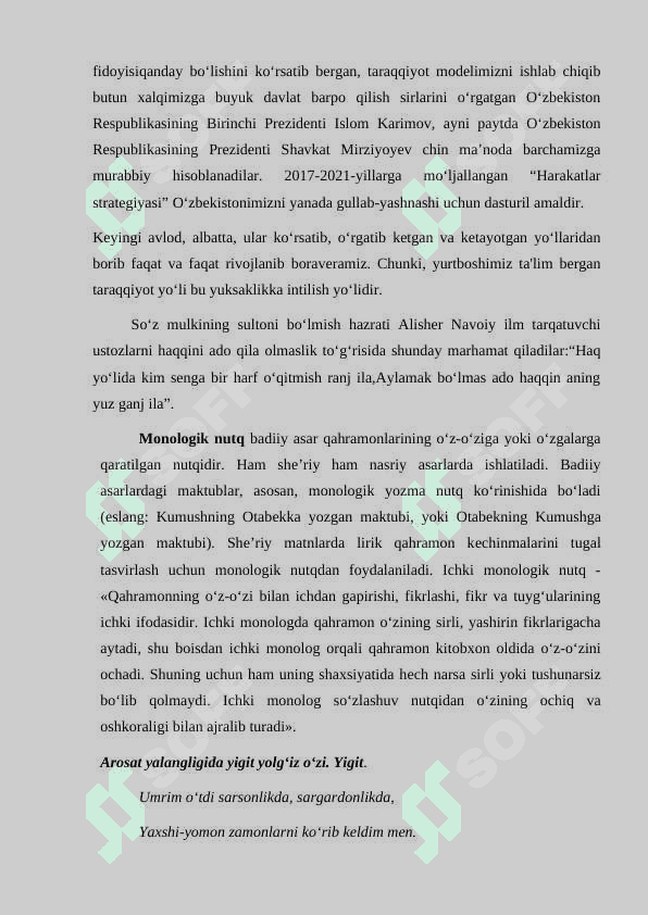 Kasbiy monologik nutq. 3