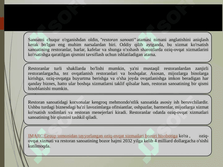 RESTORAN MENEJMENTIGA KIRISH 2