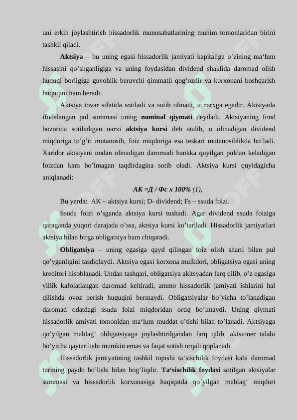 Tadbirkorlik faoliyati. tadbirkorlik kapitali va uning aylanishi 7