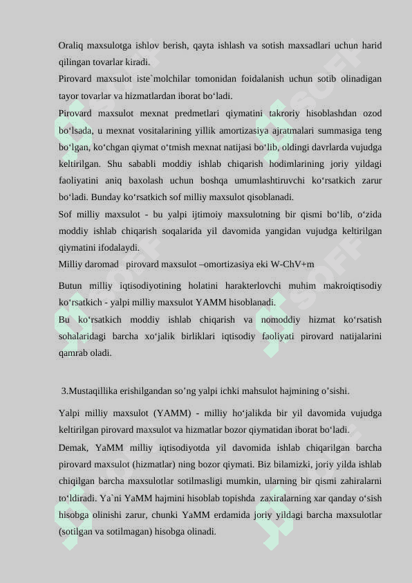 Mustaqillik yillarida O’zbekiston rivojlanishining makroiqtisodiy ko’rsatkichlari tahlili 7