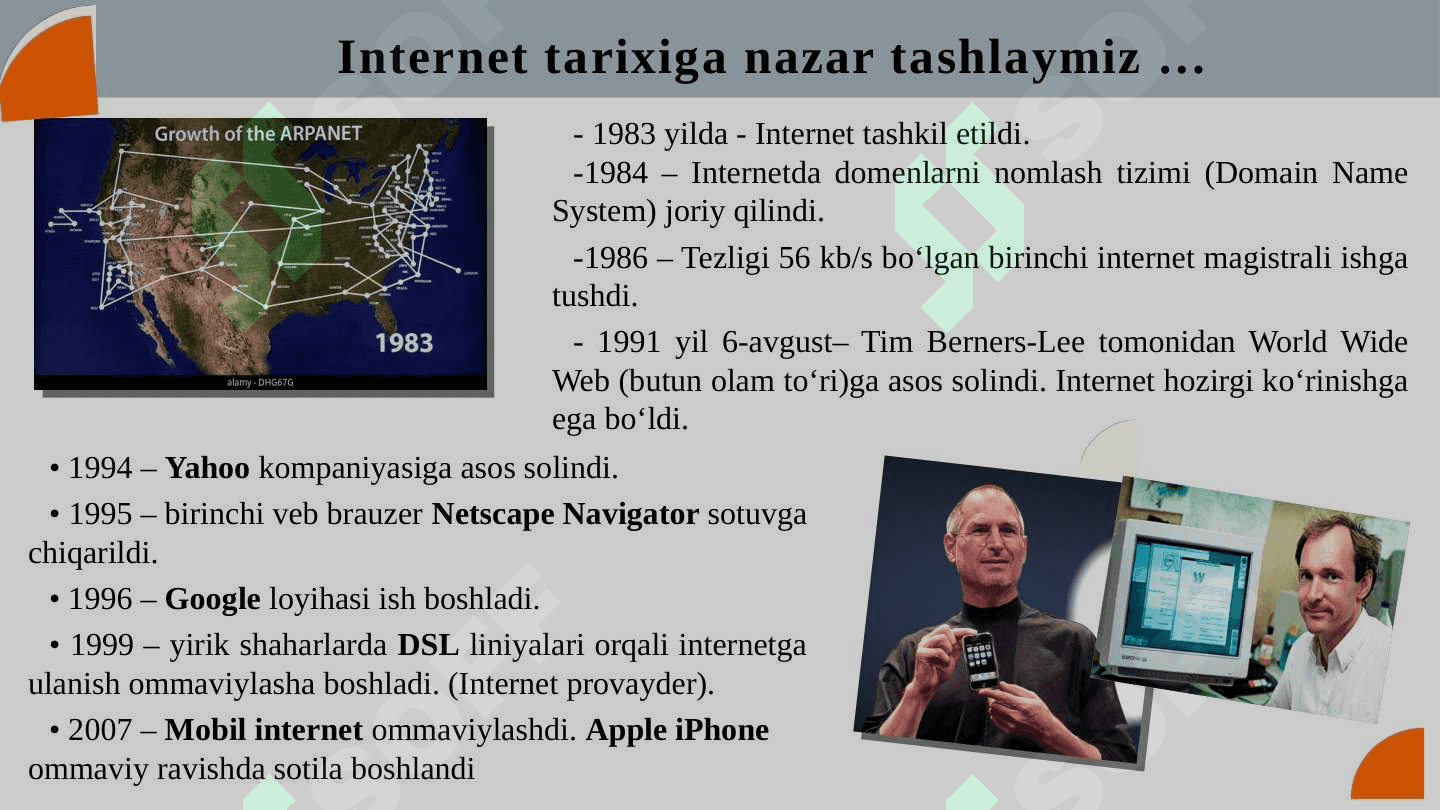 Fanga kirish. Tarmoqlar va tarmoqlarga kirish 6