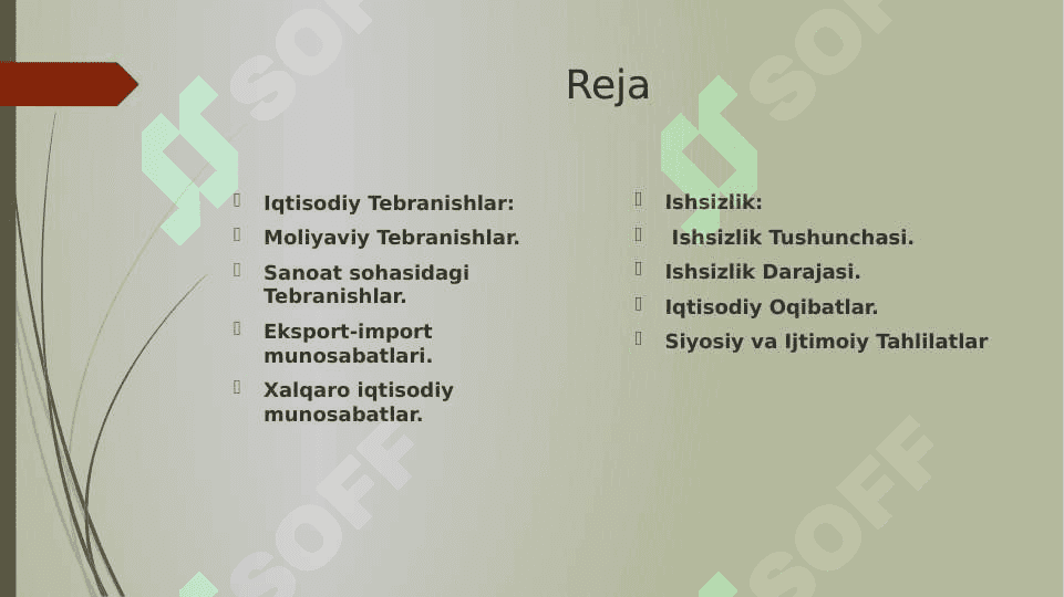 Iqtisodiy tebranishlar. Ishsizlik 2
