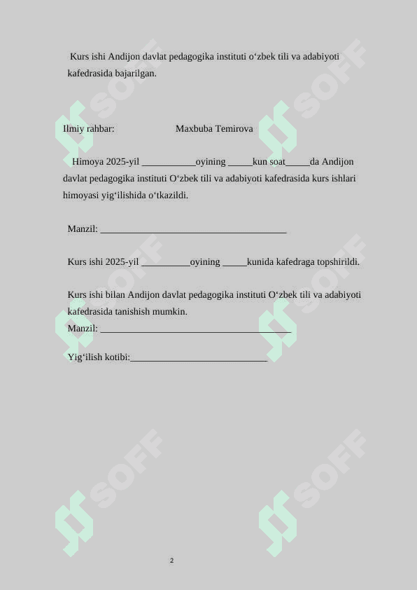 Abdurauf Fitrat publitsistikasi  kurs ishi 2